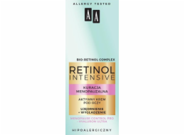 AA AA_Retinol Intensive Menopause Treatment aktivní zpevňující a vyhlazující oční krém 15ml