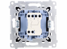 Kontakt-Simon Simon 54 Svíčkový spínač pro verzi IP44 (modul) 10AX 250V rychlospojky, matná černá s těsnící vložkou DU1W DW5B.01/49