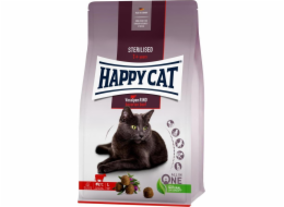 Happy Cat Sterilizované bavorské hovězí, suché krmivo, pro sterilizované kočky, bavorské hovězí maso, 300 g, sáček