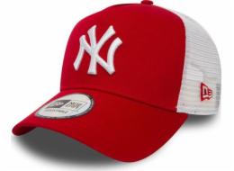 Červená a bílá čepice New Era New York Yankees Clean A Frame Trucker (11588488)