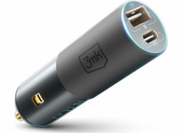 Nabíječka do auta 3MK 3MK HyperCar Charger 100W Power Delivery 1xUSB-A + 1xUSB-C