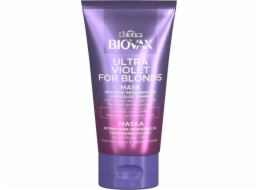 L BIOTICA_Biovax Ultra Violet For Blonds Mask intenzivně regenerační tónovací maska pro blond a šedivé vlasy 150 ml