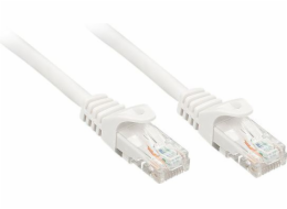 Lindy Patchcord Cat.6, U/UTP, 0,5m, bílý (48201)