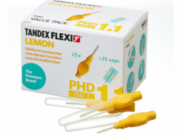 Tandex Tandex (25 ks) Flexi Fine Lemon zubní kartáčky (žluté)