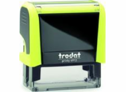 Trodat STAMP TRODAT 4913 58X22MM NEON YELLOW 68835