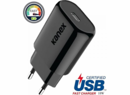 Kanex 1x USB-C 3A nabíječka (K160-1526-EUBK)