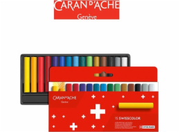 Caran d`Arche Voskové pastelky CARAN D ACHE Swisscolor, kartonová krabička, 15 ks.