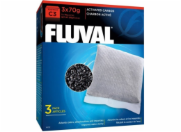 Fluval Carbon vložka pro C3 filtr, 3x70g