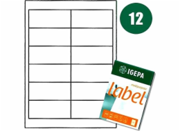 Mondi LABELS A4 IGEPA 96,5 X 42,3 MM BÍLÁ (100)