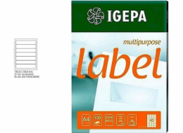 Mondi LABELS A4 IGEPA 192 X 38,0 MM BÍLÁ (100)