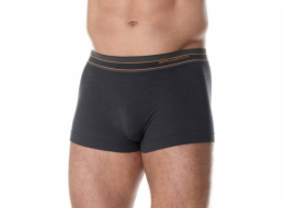 Brubeck BX10870 Pánské boxerky ACTIVE WOOL graphite S