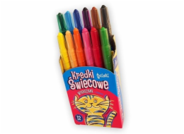 Tetis Crayons 12col Tetis pastelky na svíčky - KT010-AB