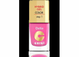 Delia Cosmetics Coral Hybrid Gel nail email č. 22 candy pink 11ml