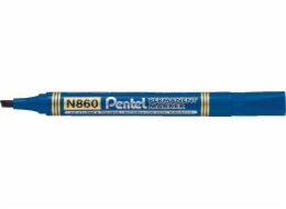 Pentel Permanentní popisovač N860, zkosený hrot, modrý (42K054C)