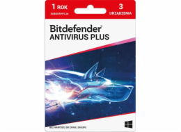 Bitdefender 3 zařízení 12 měsíců (PLBITDBS01)