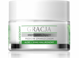 Gracja Aloe + Kyselina hyaluronová Hydratační krém proti vráskám 50 ml