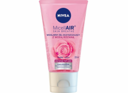 Nivea Micell Air Skin Breathe Micelární čisticí gel s růžovou vodou 150 ml