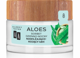 AA Aloes 100% Den-Noční sorbet hydratační a zklidňující 48H 50ml