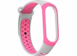 Pásek Beline Beline Mi Band 3/4 provedení růžovo-šedý/růžovo-šedý