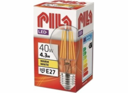 Philips LED žárovka E27 PILA LED CLA 40W A60 E27 WW CL ND 1CT/10 929001890031