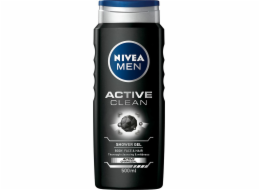 Nivea Active Clean sprchový gel 3v1 500ml