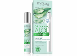 Eveline Organic Aloe Moisturizing roll-on modelující oční kontury 3v1 - všechny typy pleti 15ml (5903416027935)