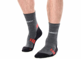 Pánské trekingové lehké ponožky Brubeck, grafitově červené, velikosti 42-44 (BTR002/M)