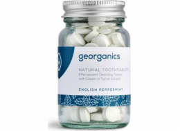 Georganics Natural zubní kartáček tablety, anglická máta peprná, 120 tablet