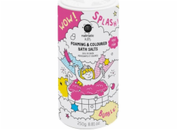 Nailmatic Nailmatic Kids Foaming & Colored Bath Salts pěnící sůl do koupele pro děti Růžová 250g