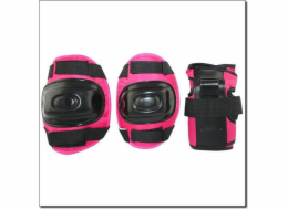 Sada chráničů NILS Extreme H108 velikost L Dark Pink (16-2-333)