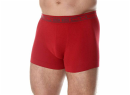 Brubeck BX00501A Pánské boxerky klasické COMFORT COTTON tmavě červené XL