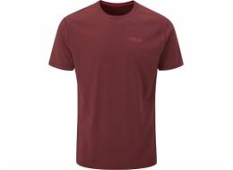 Pánské tričko Mantle Tee Oxblood Red Marl velikost S (QBL-11)