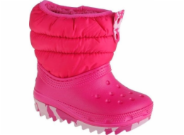 Crocs Classic Neo Puff Boot Toddler 207683-6X0 Růžová 23/24