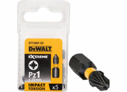 Dewalt Impact šroubovací bity 25mm Torsion Pz1 5ks. - DT7386T