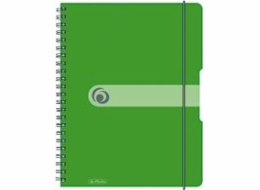 Herlitz notebook A4/80K, čtvercový, zelený (0011293099)