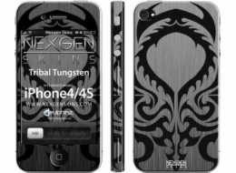 Nexgen Skins Nexgen Skins - Sada skinů pro pouzdro s 3D efektem iPhone 4 / iPhone 4S (Tribal Tungsten 3D) univerzální