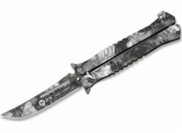 K25 Nůž motýl K25 02142 Balisong Phyton Black univerzální