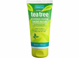 Beauty Formulas Tea Tree Čisticí pleťový peeling 150 ml