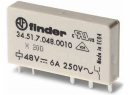 Finder Relay 1P 6A 24V DC AgSnO2 contact (34.51.7.024.4010)