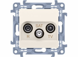 Kontakt-Simon Simon 10 R-TV-SAT koncovka anténní zásuvka krémová IP20 (CASK.01/41)