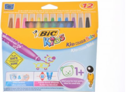 Bic Flamasty Kid Couleur Baby 12 barev (902080)