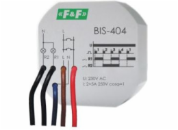 F&F Sekvenční pulzní relé 5A 230V AC 2Z (BIS-404)