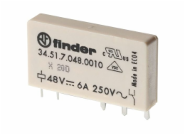 Finder Relay 1P 6A 24V DC AgNi+Au contact (34.51.7.024.5010)