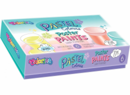 Patio Colorino Kids Pastel plakátové barvy 6 barev 20 ml