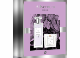 Allverne Set pro ženy Edp Iris&Patchouli 50ml + svíčka Forest Spa 100g