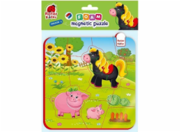 Roter Kafer Pěnové puzzle s magnetem Kůň a prasátka RK5010-08