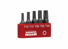 Modeco Sada bitů Torx 25mm T10-T30 5 ks. (MN-15-515)