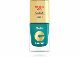 Delia Cosmetics Coral Hybrid Gel Nail email č. 10 metalická zelená 11ml