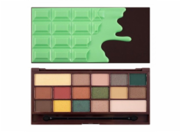 Makeup Revolution I Heart Makeup Palette Chocolate Mint sada očních stínů 22g (16 barev)