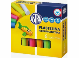 Astra Plasticine 6 barev fluorescenční